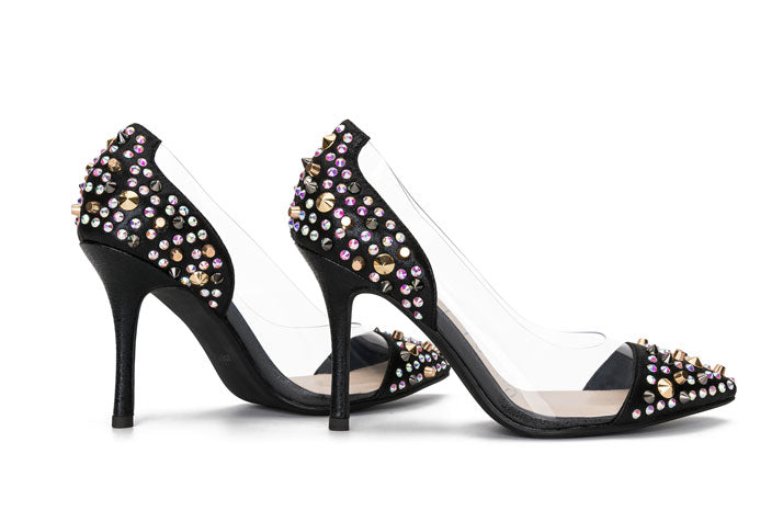 E.H Clear Studs High Heel