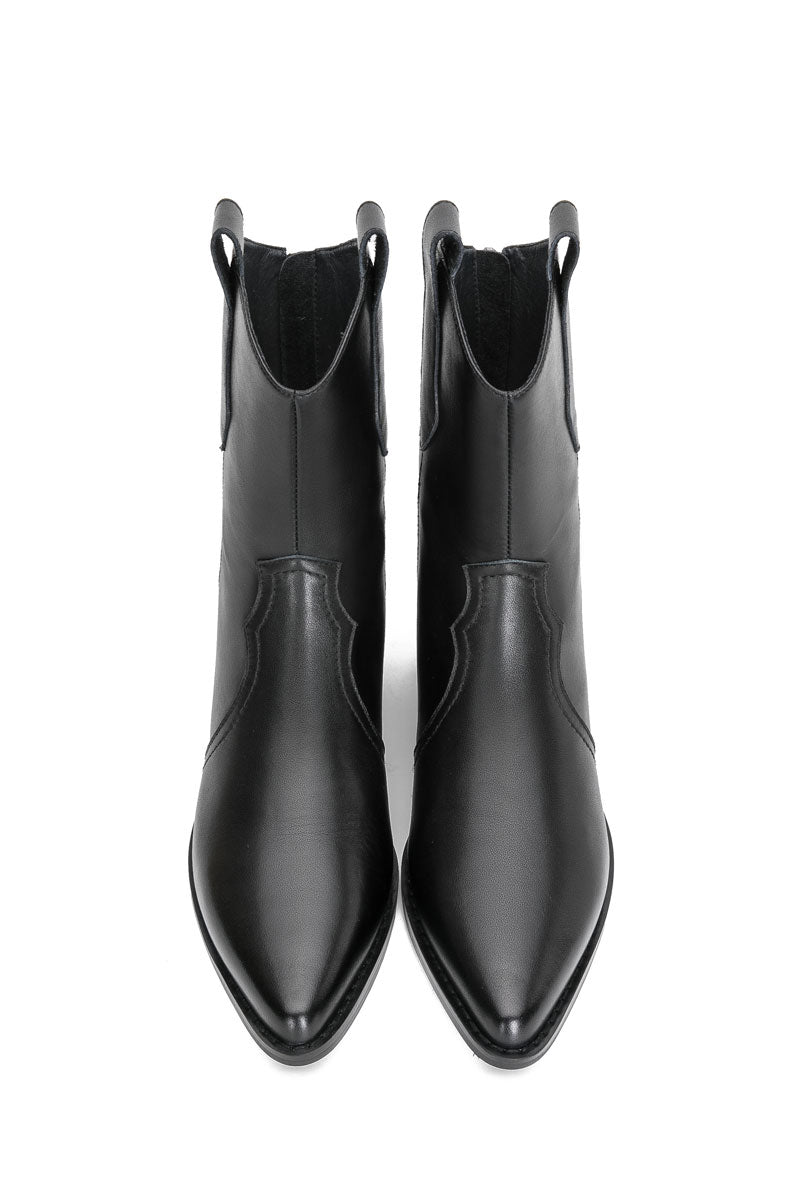 E.H Cowboy Ankle Boot with terry lining