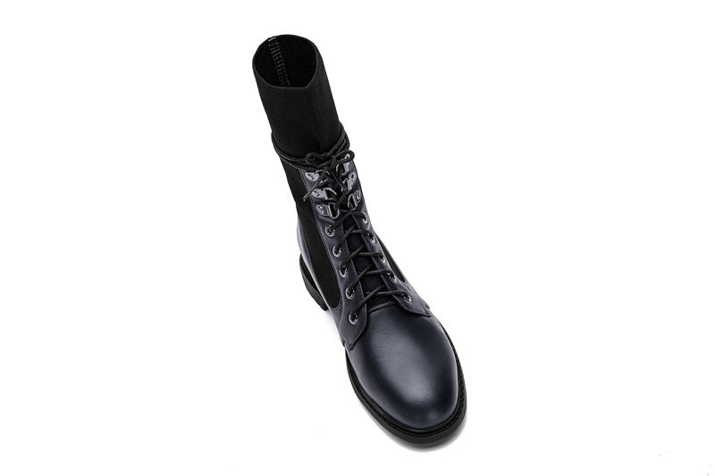 E.H Lacing Biker Boot