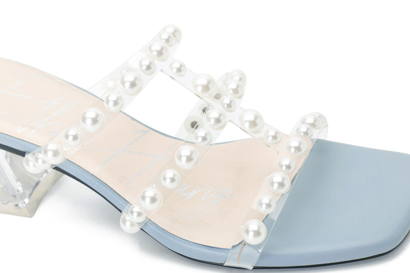 E.H Pearl Open Toe Mule