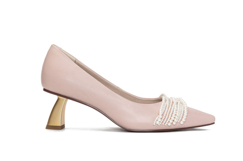 E.H Pearl Lacing Heel