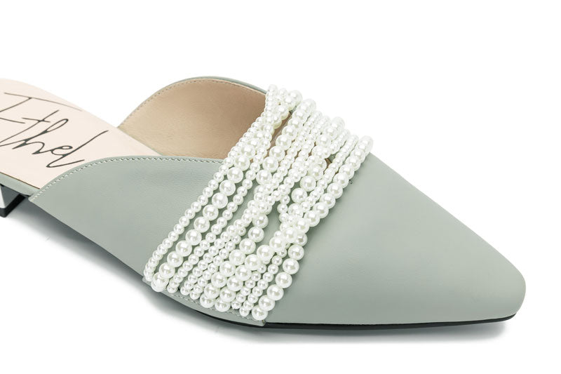 E.H Pearl Lacing Mule