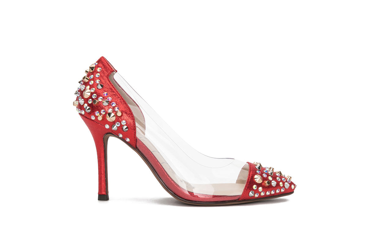 E.H Clear Studs High Heel