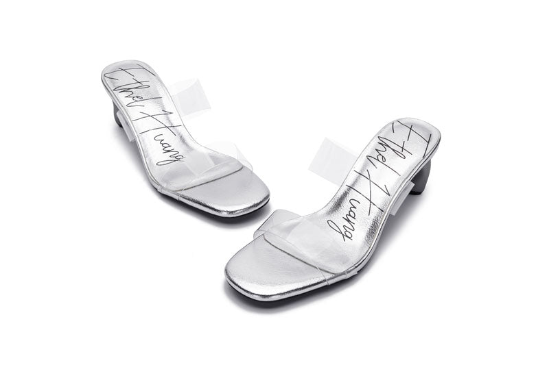 E.H Clear Strap Slipper