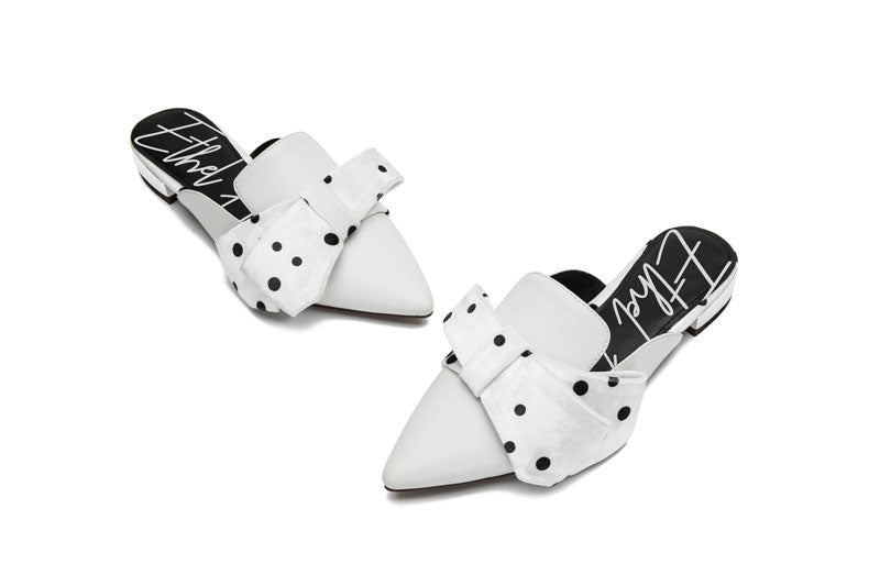 E.H Polka Bow Mule