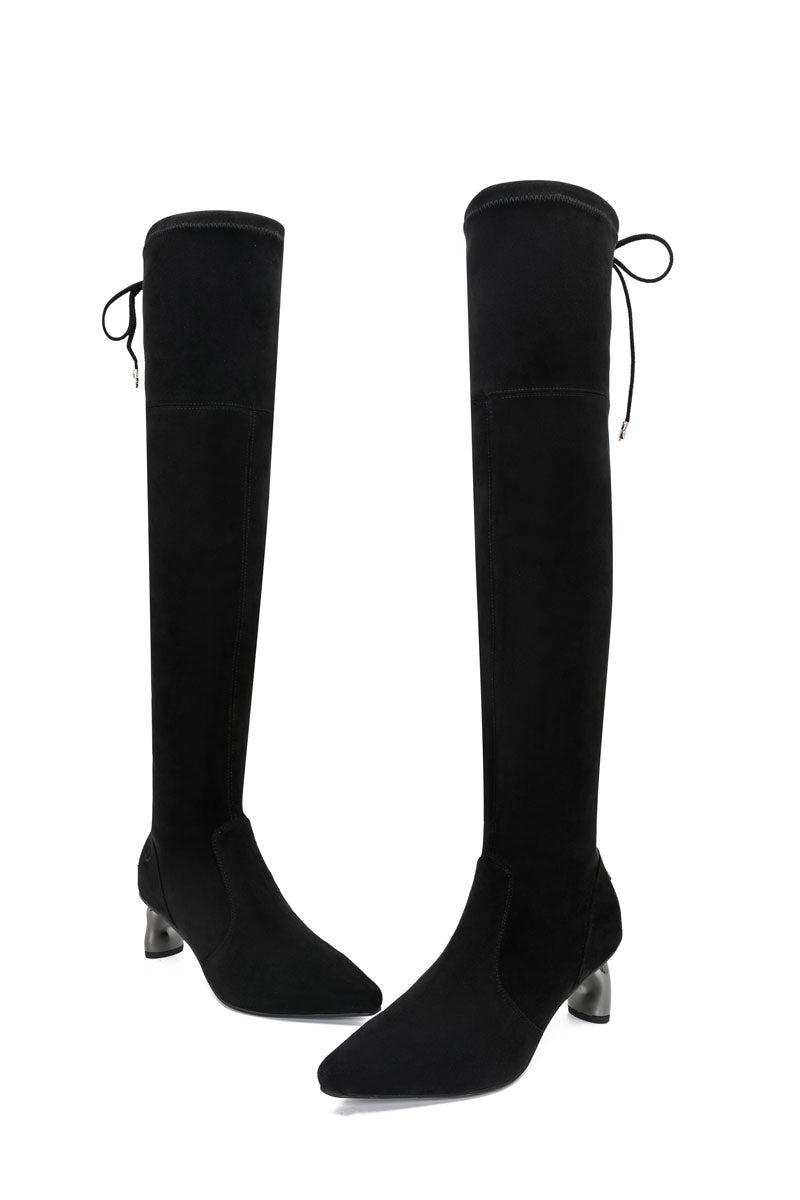 E.H "Cat Ladies" Over Knee Stretch Boot