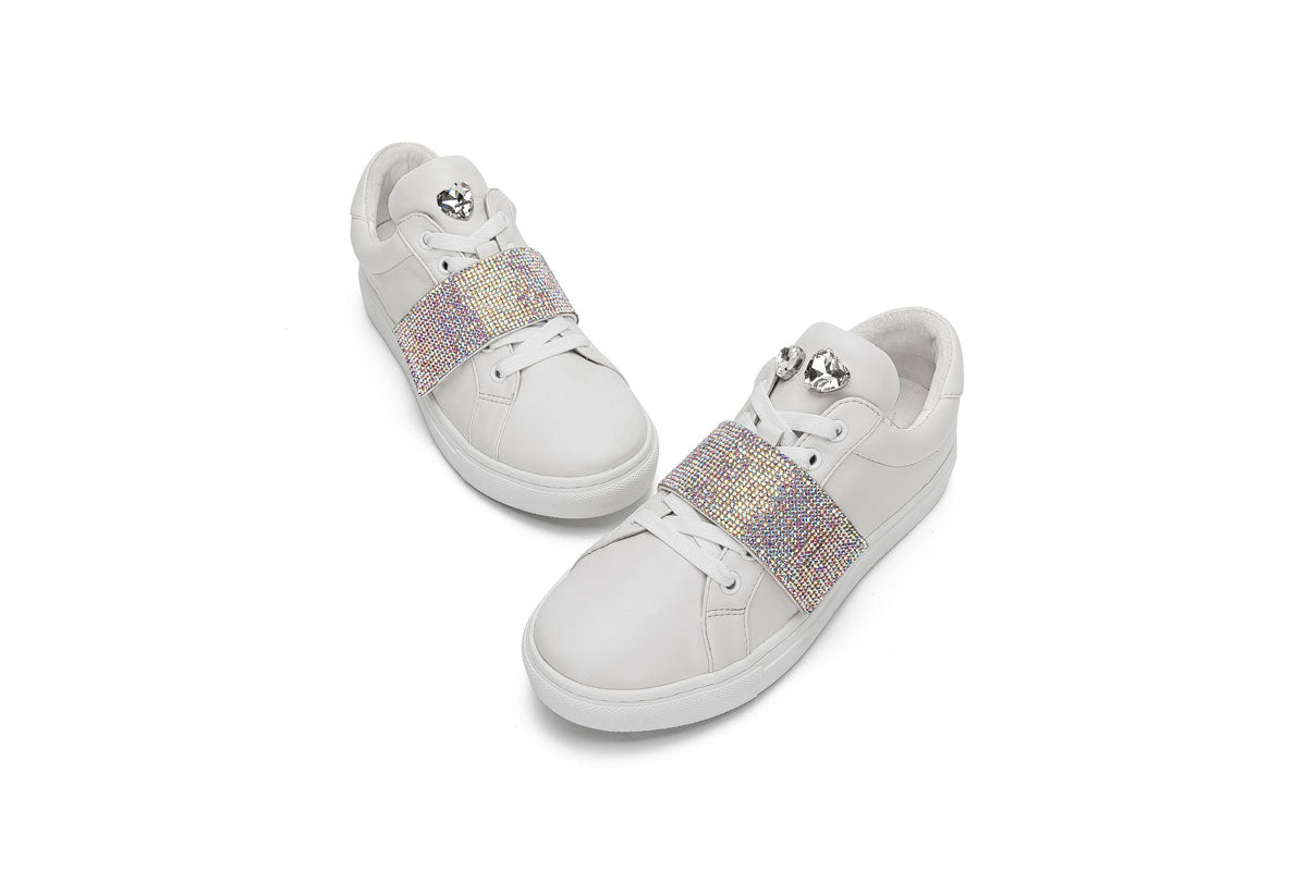 E.H Crystal Velcro Sneaker