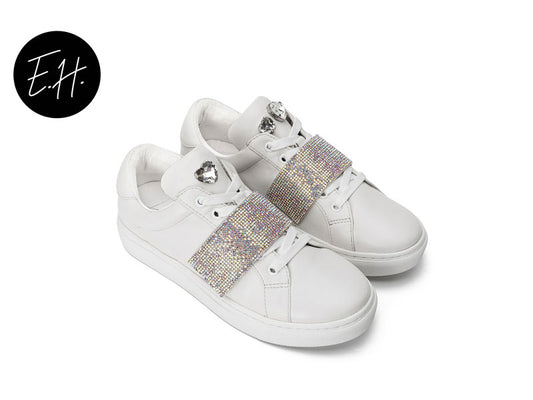 E.H Crystal Velcro Sneaker