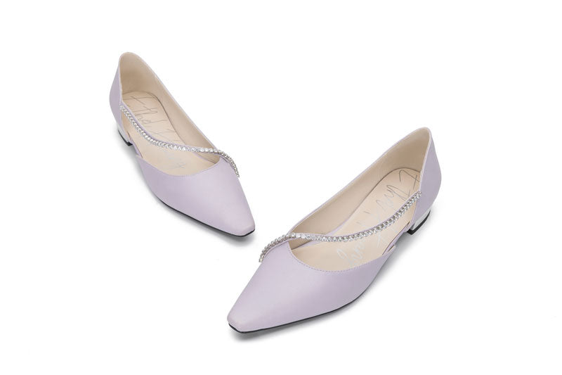 E.H Twirl Crystal Flat