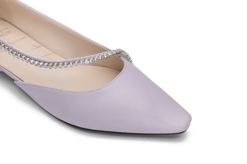 E.H Twirl Crystal Flat