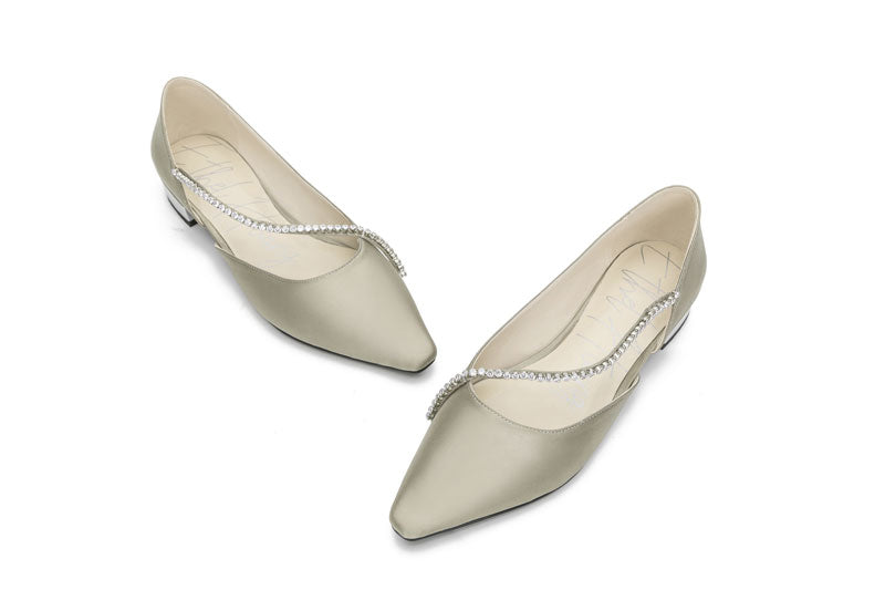 E.H Twirl Crystal Flat