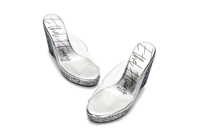 E.H Clear Wedges Slipper