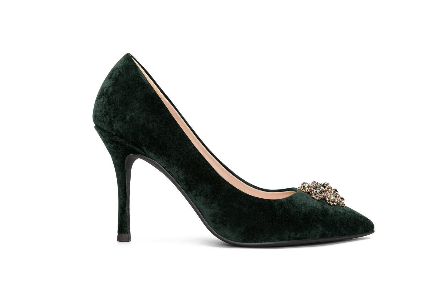 E.H Agate Velvet High Heel