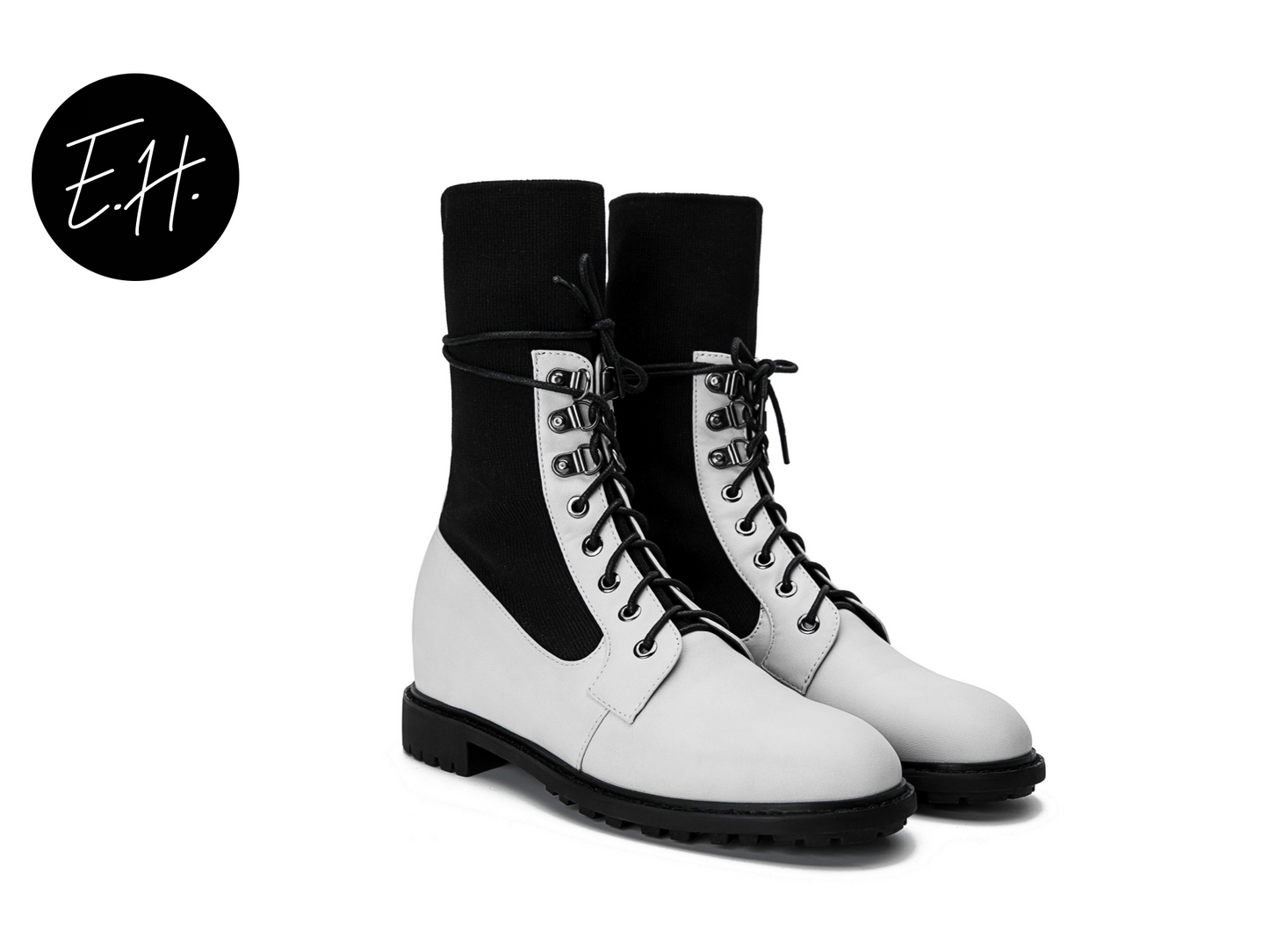 E.H Lacing Biker Boot