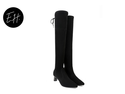 E.H "Cat Ladies" Over Knee Stretch Boot