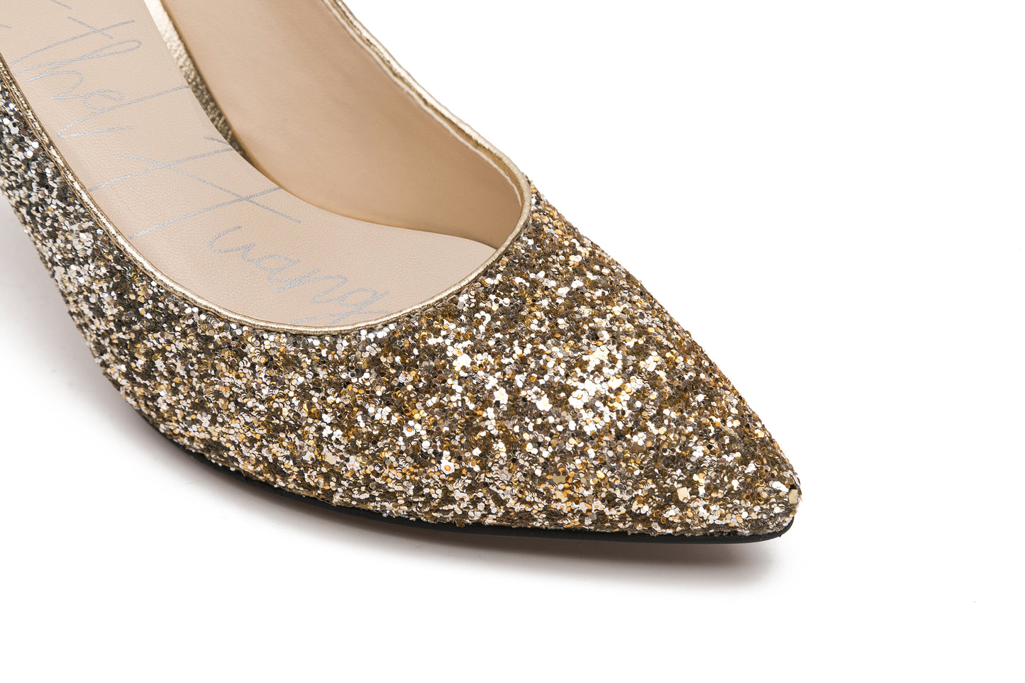 E.H Gold Multi Glitter High Heel