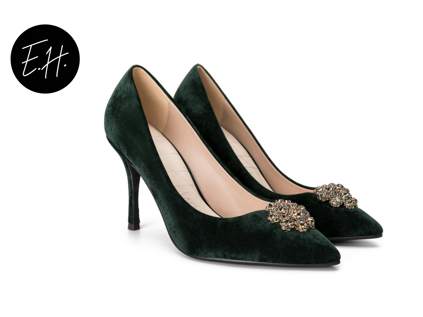 E.H Agate Velvet High Heel