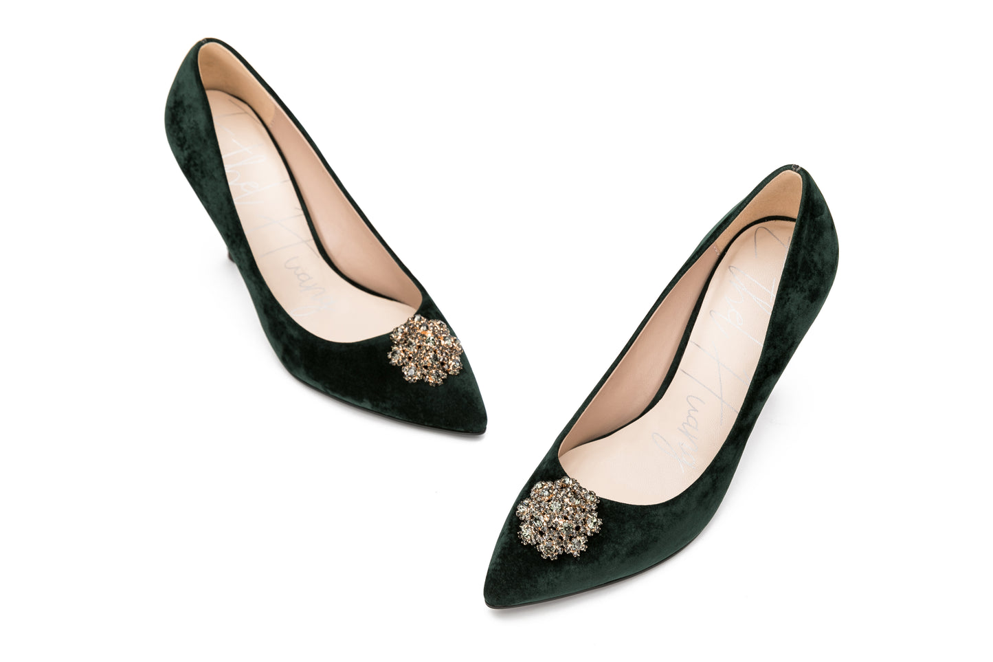 E.H Agate Velvet High Heel