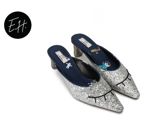 E.H Eyelash "Cat Ladies" Mule