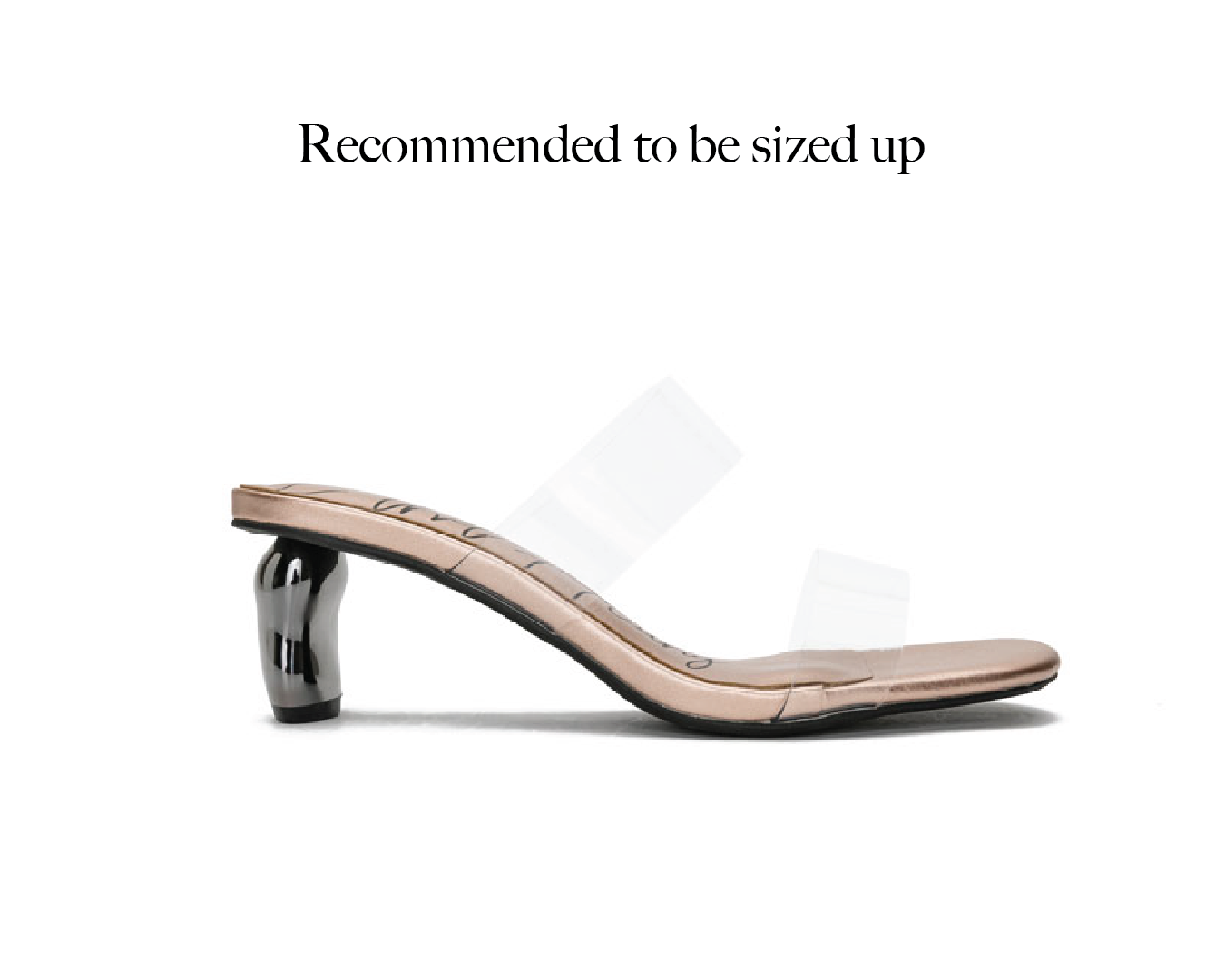 E.H Clear Strap Slipper