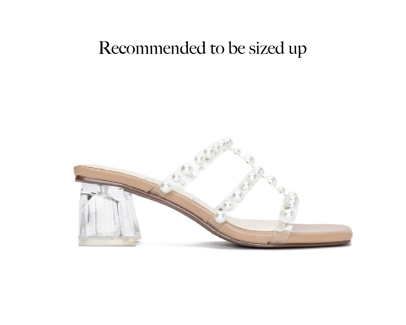 E.H Pearl Open Toe Mule